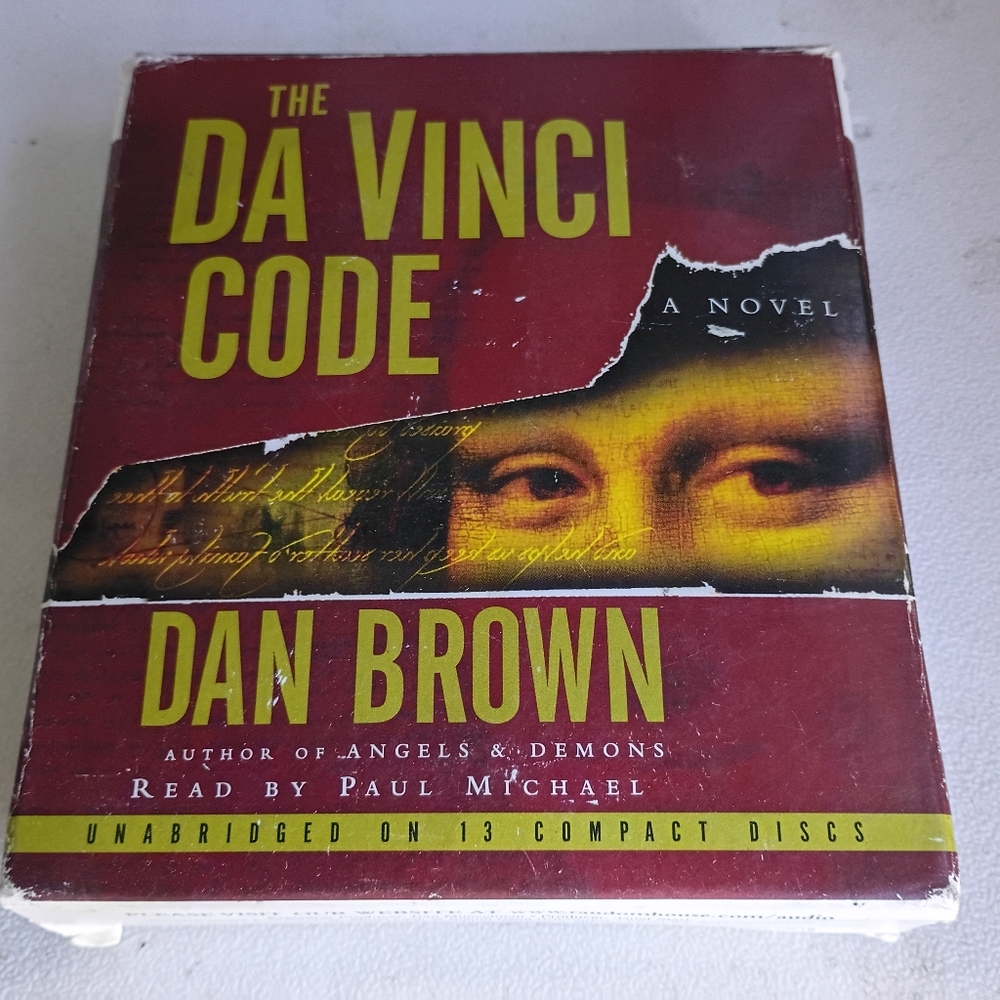 The Da Vinci Code Audiobook by - Red Cover